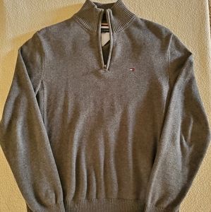 Tommy Hilfiger Men's Cotton Quarter Zip Sweater